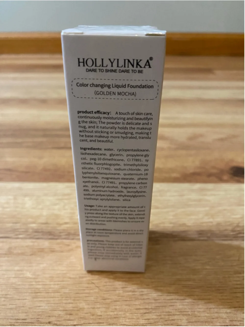 Women's HOLLYLINKA Color Changing Liquid Foundation Silk Porcelain New